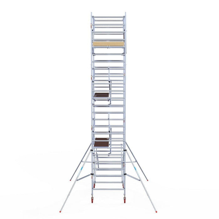Rollgerüst Euroscaffold Basic Plus 135x190 8,2m Arbeitshöhe freistehend - Gerüstexpress.de