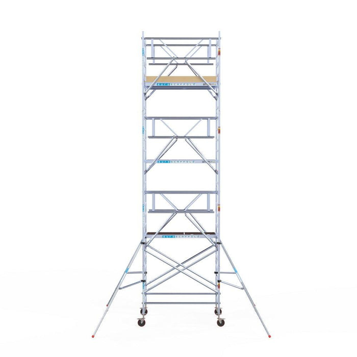 Rollgerüst Euroscaffold Basic Plus 135x190 8,2m Arbeitshöhe freistehend - Gerüstexpress.de