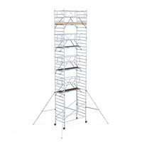 Rollgerüst Euroscaffold Basic Plus 135x250 11,2m Arbeitshöhe freistehend