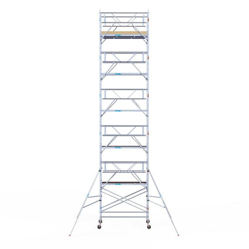 Rollgerüst Euroscaffold Basic Plus 135x250 12,2m Arbeitshöhe freistehend - Gerüstexpress.de
