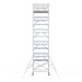Rollgerüst Euroscaffold Basic Plus 135x250 12,2m Arbeitshöhe freistehend - Gerüstexpress.de
