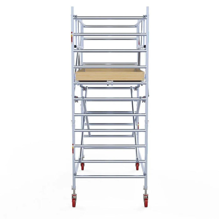 Rollgerüst Euroscaffold Basic Plus 135x250 4,2m Arbeitshöhe freistehend - Gerüstexpress.de