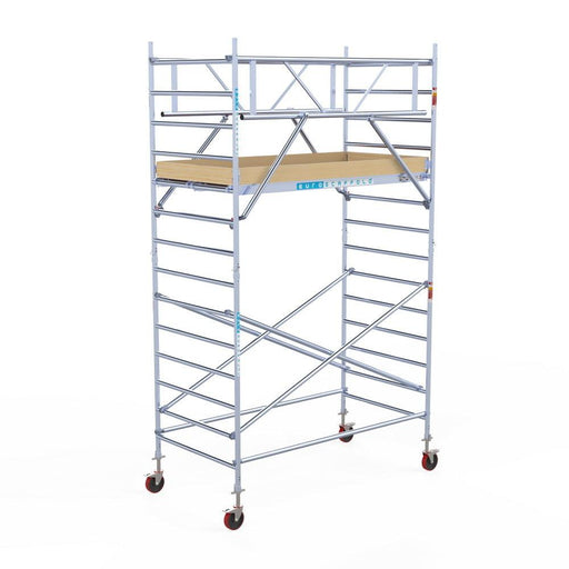 Rollgerüst Euroscaffold Basic Plus 135x250 5,2m Arbeitshöhe freistehend - Gerüstexpress.de