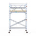 Rollgerüst Euroscaffold Basic Plus 135x250 5,2m Arbeitshöhe freistehend mit Carbonplattform - Gerüstexpress.de