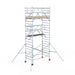 Rollgerüst Euroscaffold Basic Plus 135x250 7,2m Arbeitshöhe freistehend - Gerüstexpress.de