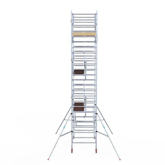 Rollgerüst Euroscaffold Basic Plus 135x250 8,2m Arbeitshöhe freistehend mit Carbonplattform - Gerüstexpress.de