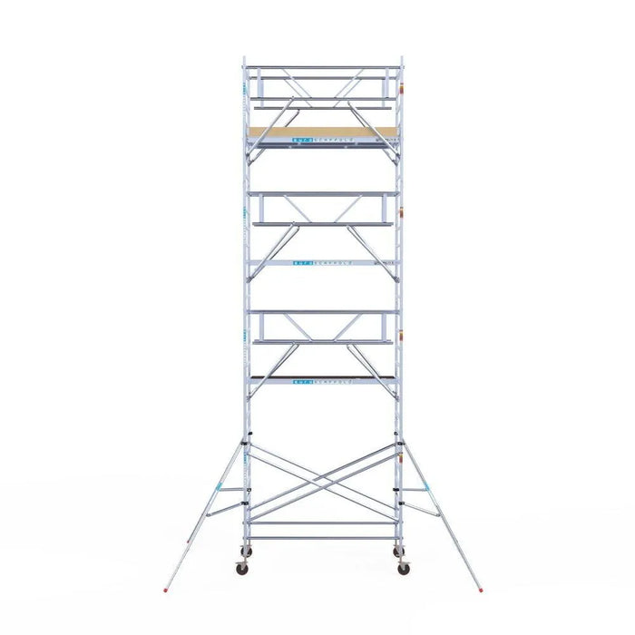 Rollgerüst Euroscaffold Basic Plus 135x250 9,2m Arbeitshöhe freistehend - Gerüstexpress.de