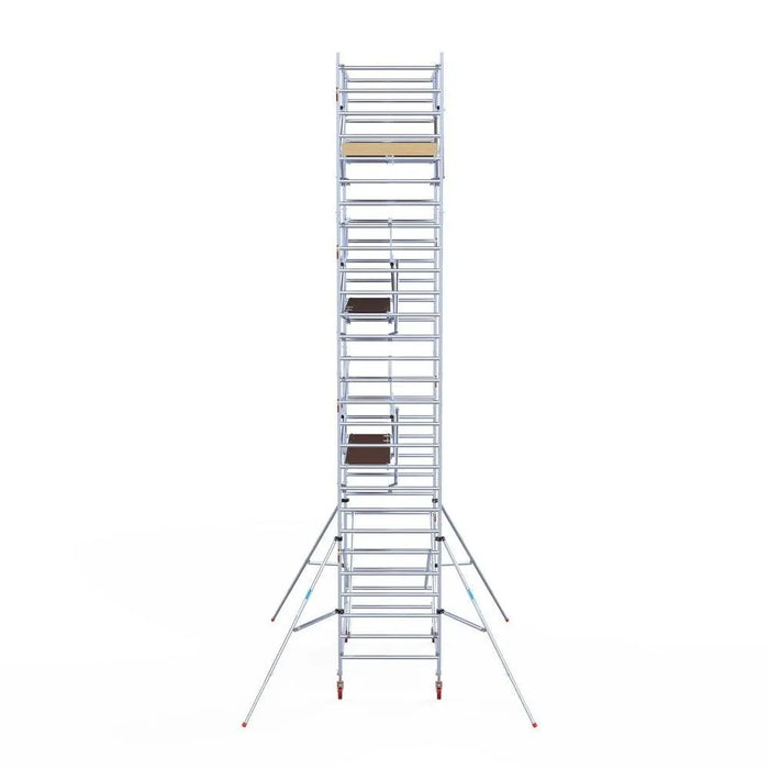 Rollgerüst Euroscaffold Basic Plus 135x250 9,2m Arbeitshöhe freistehend - Gerüstexpress.de