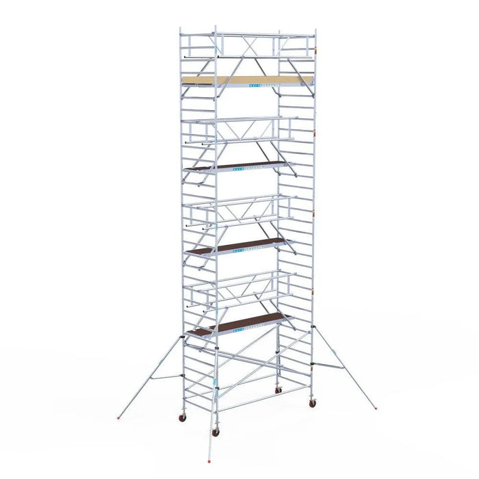Rollgerüst Euroscaffold Basic Plus 135x305 10,2m Arbeitshöhe freistehend - Gerüstexpress.de