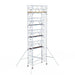 Rollgerüst Euroscaffold Basic Plus 135x305 11,2m Arbeitshöhe freistehend - Gerüstexpress.de