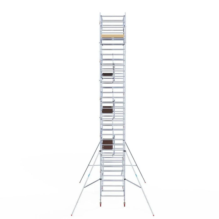 Rollgerüst Euroscaffold Basic Plus 135x305 11,2m Arbeitshöhe freistehend - Gerüstexpress.de