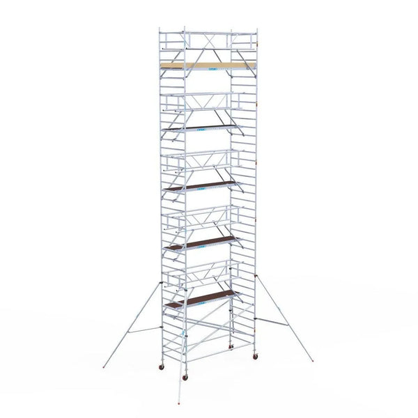 Échafaudage mobile Euroscaffold Basic Plus 135x190/250/305 avec garde-corps