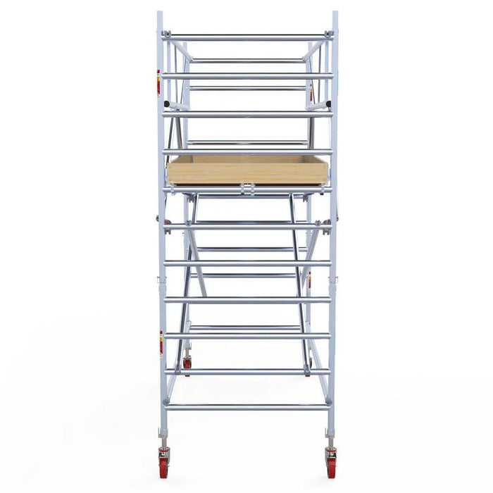Rollgerüst Euroscaffold Basic Plus 135x305 4,2m Arbeitshöhe freistehend - Gerüstexpress.de