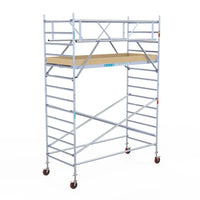 Rollgerüst Euroscaffold Basic Plus 135x305 5,2m Arbeitshöhe freistehend