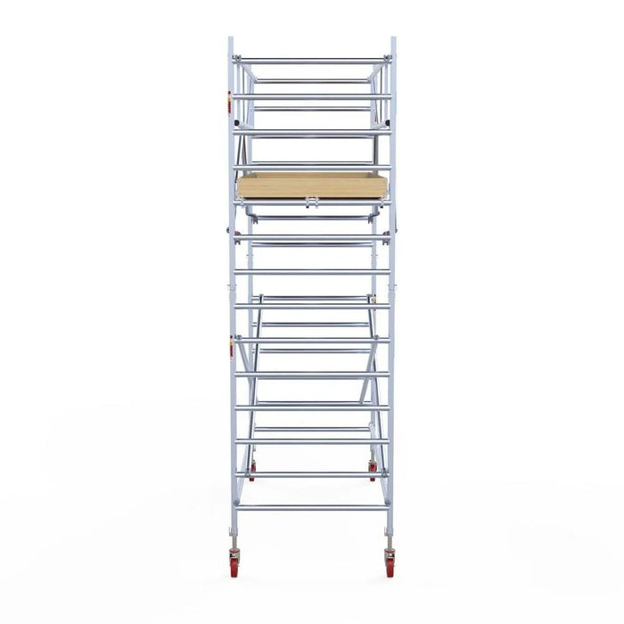 Rollgerüst Euroscaffold Basic Plus 135x305 5,2m Arbeitshöhe freistehend - Gerüstexpress.de
