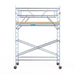 Rollgerüst Euroscaffold Basic Plus 135x305 5,2m Arbeitshöhe freistehend mit Carbonplattform - Gerüstexpress.de