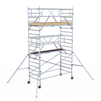 Rollgerüst Euroscaffold Basic Plus 135x305 6,2m Arbeitshöhe freistehend