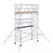 Rollgerüst Euroscaffold Basic Plus 135x305 6,2m Arbeitshöhe freistehend - Gerüstexpress.de