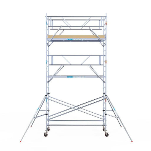 Rollgerüst Euroscaffold Basic Plus 135x305 7,2m Arbeitshöhe freistehend - Gerüstexpress.de