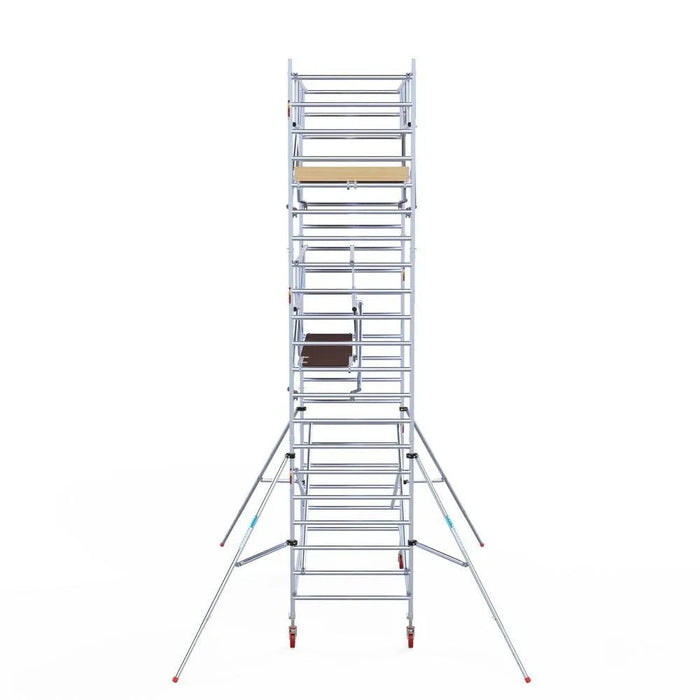 Rollgerüst Euroscaffold Basic Plus 135x305 7,2m Arbeitshöhe freistehend mit Carbonplattform - Gerüstexpress.de