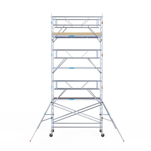 Rollgerüst Euroscaffold Basic Plus 135x305 8,2m Arbeitshöhe freistehend mit Carbonplattform - Gerüstexpress.de