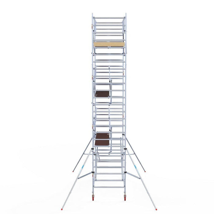 Rollgerüst Euroscaffold Basic Plus 135x305 8,2m Arbeitshöhe freistehend mit Carbonplattform - Gerüstexpress.de