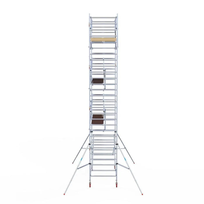 Rollgerüst Euroscaffold Basic Plus 135x305 9,2m Arbeitshöhe freistehend mit Carbonplattform - Gerüstexpress.de