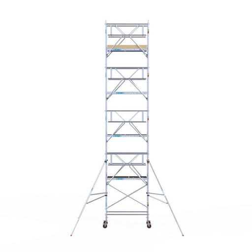 Rollgerüst Euroscaffold Basic Plus 75x190 10,2m Arbeitshöhe freistehend mit Carbonplattform - Gerüstexpress.de
