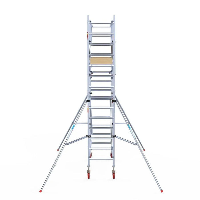 Rollgerüst Euroscaffold Basic Plus 75x190 5,2m Arbeitshöhe freistehend mit Carbonplattform - Gerüstexpress.de