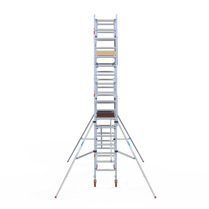 Rollgerüst Euroscaffold Basic Plus 75x190 6,2m Arbeitshöhe freistehend mit Carbonplattform - Gerüstexpress.de