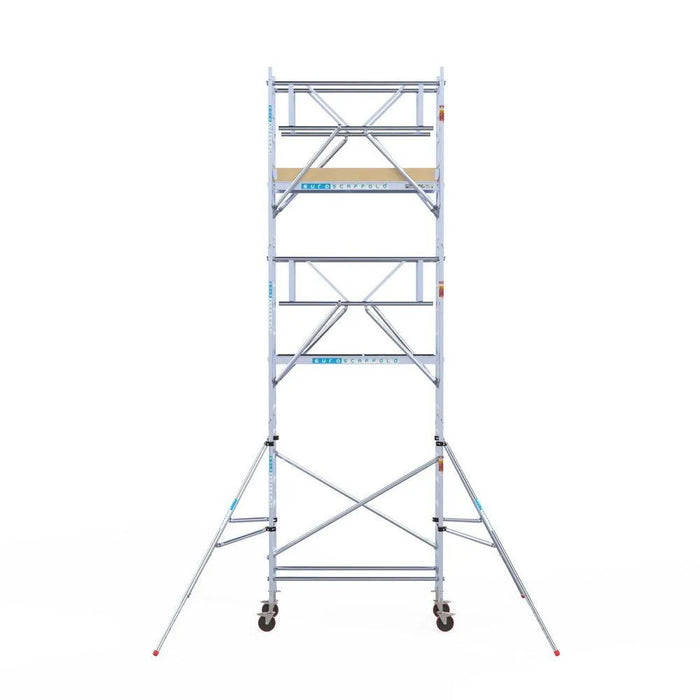 Rollgerüst Euroscaffold Basic Plus 75x190 7,2m Arbeitshöhe freistehend - Gerüstexpress.de