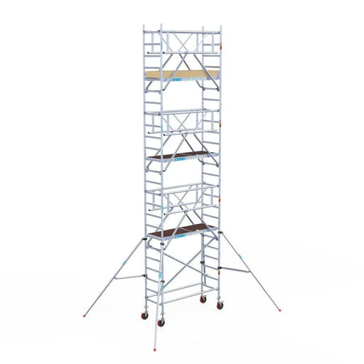 Rollgerüst Euroscaffold Basic Plus 75x190 8,2m Arbeitshöhe freistehend - Gerüstexpress.de