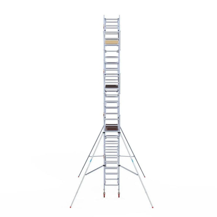 Rollgerüst Euroscaffold Basic Plus 75x190 9,2m Arbeitshöhe freistehend - Gerüstexpress.de