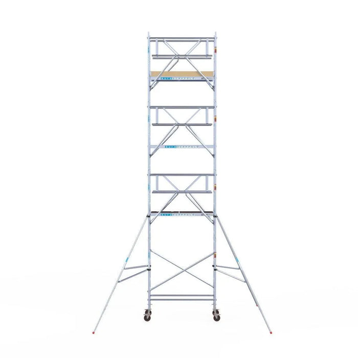 Rollgerüst Euroscaffold Basic Plus 75x190 9,2m Arbeitshöhe freistehend - Gerüstexpress.de