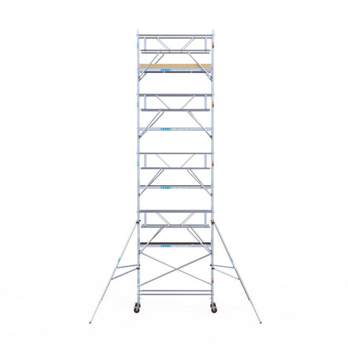 Rollgerüst Euroscaffold Basic Plus 75x250 10,2m Arbeitshöhe freistehend - Gerüstexpress.de