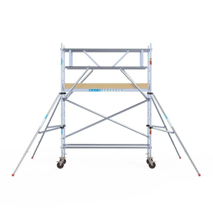 Rollgerüst Euroscaffold Basic Plus 75x250 4,2m Arbeitshöhe freistehend - Gerüstexpress.de