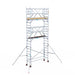 Rollgerüst Euroscaffold Basic Plus 75x250 7,2m Arbeitshöhe freistehend - Gerüstexpress.de