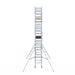 Rollgerüst Euroscaffold Basic Plus 75x250 7,2m Arbeitshöhe freistehend - Gerüstexpress.de