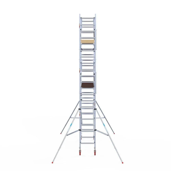 Rollgerüst Euroscaffold Basic Plus 75x250 7,2m Arbeitshöhe freistehend mit Carbonplattform - Gerüstexpress.de
