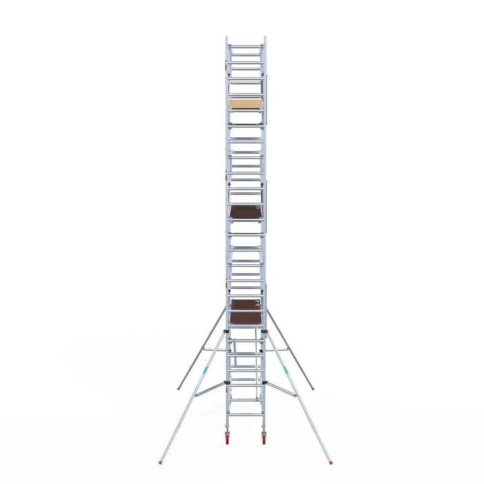 Rollgerüst Euroscaffold Basic Plus 75x250 8,2m Arbeitshöhe freistehend mit Carbonplattform - Gerüstexpress.de