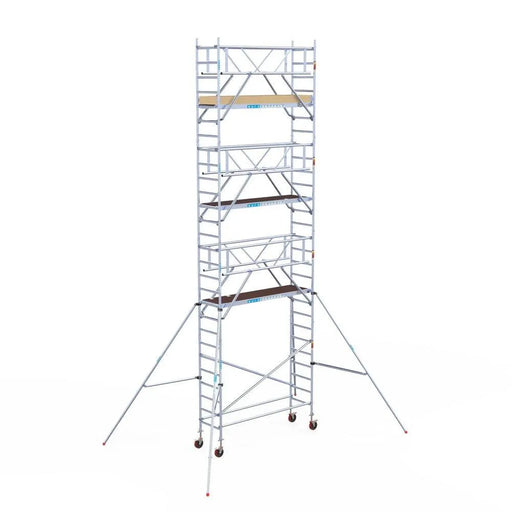Rollgerüst Euroscaffold Basic Plus 75x250 9,2m Arbeitshöhe freistehend - Gerüstexpress.de