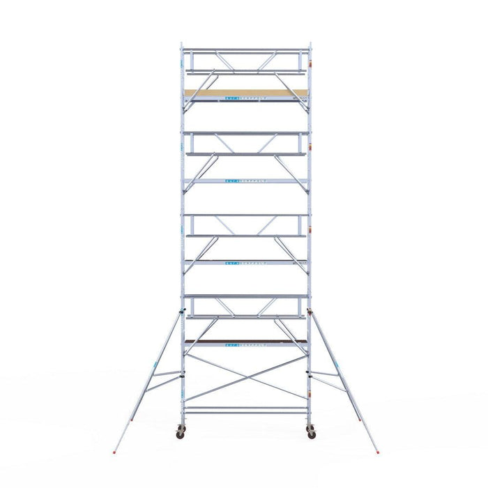 Rollgerüst Euroscaffold Basic Plus 75x305 10,2m Arbeitshöhe freistehend - Gerüstexpress.de