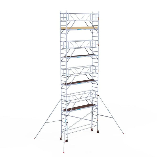 Échafaudage mobile Euroscaffold Basic Plus 75x190/250/305 avec garde-corps