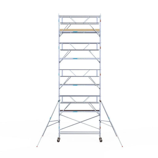 Rollgerüst Euroscaffold Basic Plus 75x305 10,2m Arbeitshöhe freistehend mit Carbonplattform - Gerüstexpress.de