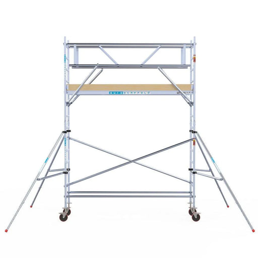 Rollgerüst Euroscaffold Basic Plus 75x305 5,2m Arbeitshöhe freistehend - Gerüstexpress.de