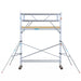 Rollgerüst Euroscaffold Basic Plus 75x305 5,2m Arbeitshöhe freistehend mit Carbonplattform - Gerüstexpress.de