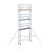 Rollgerüst Euroscaffold Basic Plus 75x305 9,2m Arbeitshöhe freistehend