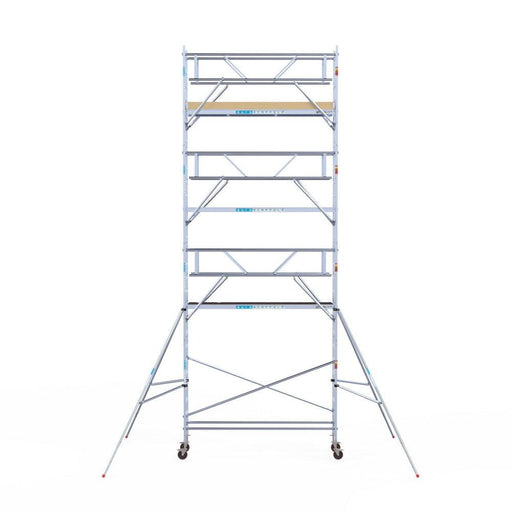 Rollgerüst Euroscaffold Basic Plus 75x305 9,2m Arbeitshöhe freistehend - Gerüstexpress.de