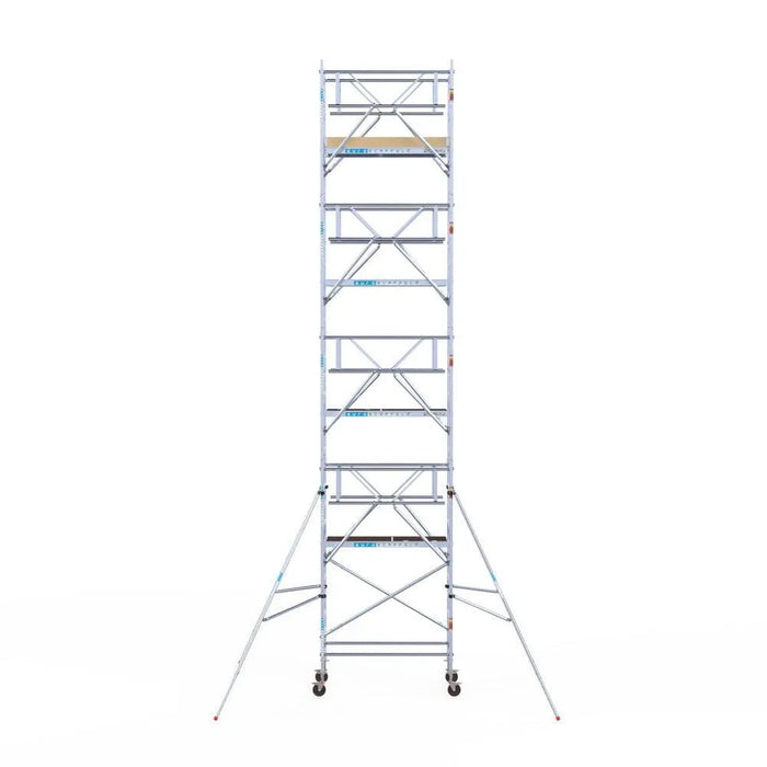 Rollgerüst Euroscaffold Basic Plus 90x190 10,2m Arbeitshöhe freistehend - Gerüstexpress.de