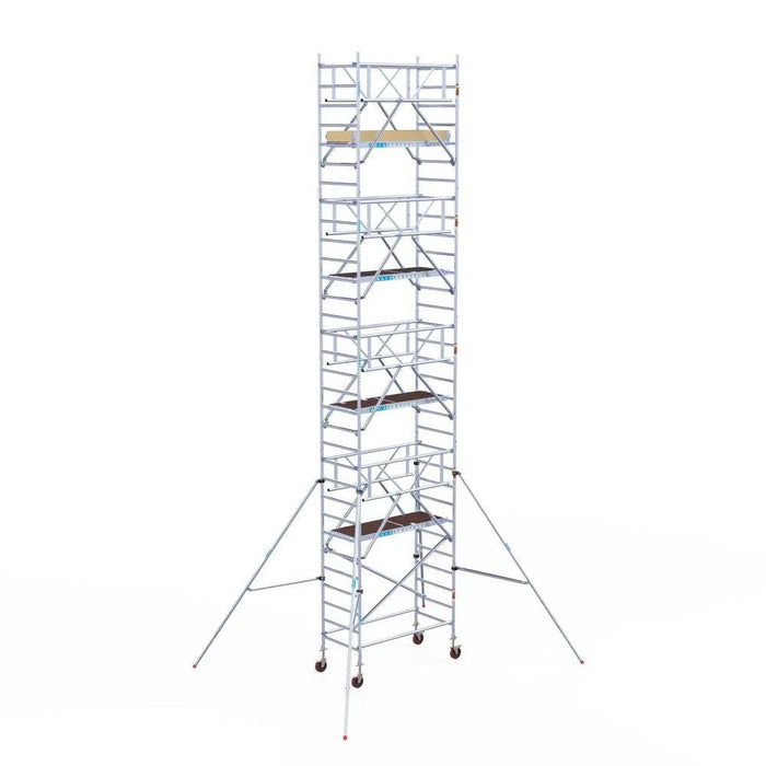 Rollgerüst Euroscaffold Basic Plus 90x190 10,2m Arbeitshöhe freistehend - Gerüstexpress.de